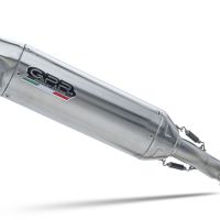 GPR escape compatible con  Ktm Duke 125 2021-2023, Furore-X Inox, Escape legal, homologado, silenciador con db killer desmontable y tubo de conexión específico 