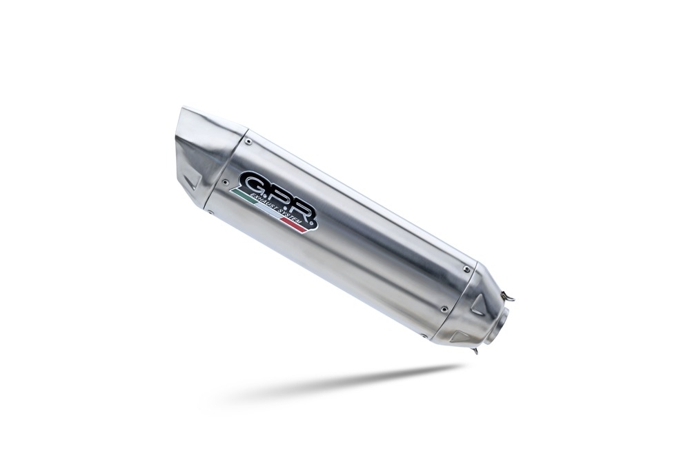 GPR escape compatible con  Suzuki V-Strom 650 2021-2025, Furore-X Inox, Escape semi-completo homologado, con db killer extraible y catalizador 
