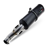 Escape compatible con Bmw F 650 Cs Scarver 2001-2006, Ghisa , Escape legal, homologado, silenciador con db killer desmontable y tubo de conexión específico 