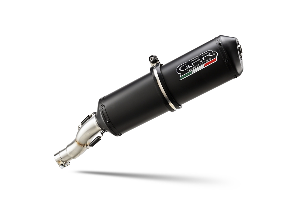 Escape compatible con Bmw F 650 Cs Scarver 2001-2006, Ghisa , Escape legal, homologado, silenciador con db killer desmontable y tubo de conexión específico 