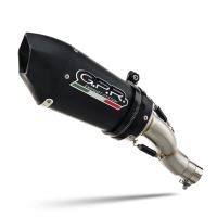 Escape compatible con Aprilia RS 457 2024-2025, Gpe Ann. Black titanium, Escape completo racing, incluyendo colector y db killer desmontable, sin homologación 