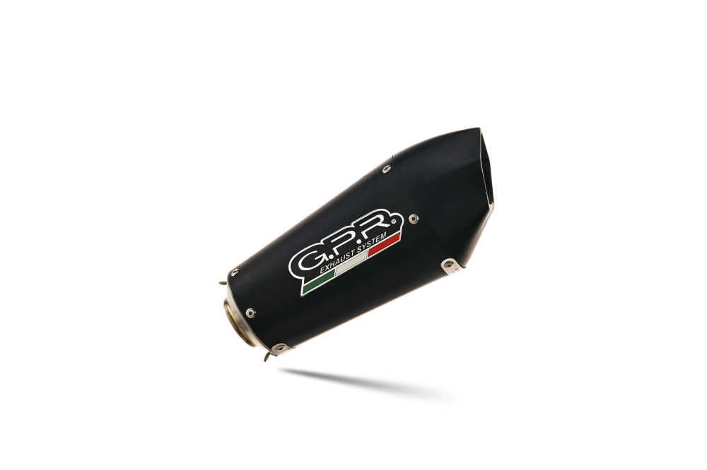 Escape compatible con Ducati Hypermotard 1100 -1100 Evo 2007-2012, Gpe Ann. Black titanium, Par de terminales de escape homologados, con db killer extraíbles y tubos de conexión específicos 