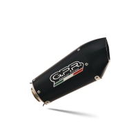 Escape compatible con Ducati Hypermotard 1100 -1100 Evo 2007-2012, Gpe Ann. Black titanium, Par de terminales de escape homologados, con db killer extraíbles y tubos de conexión específicos 