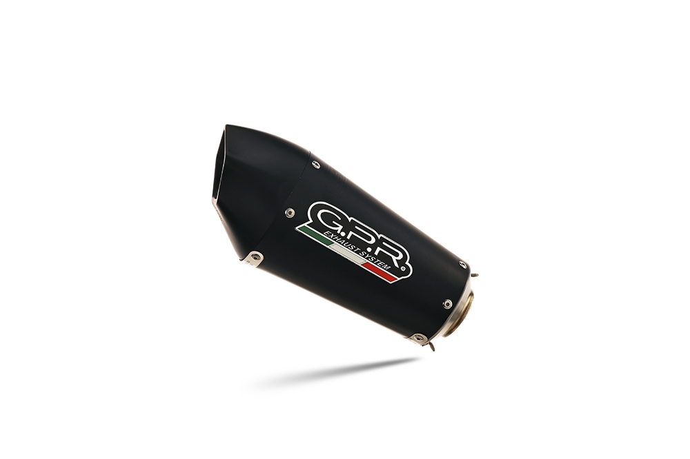 Escape compatible con Aprilia RS 457 2024-2025, Gpe Ann. Black titanium, Escape completo racing, incluyendo colector y db killer desmontable, sin homologación 
