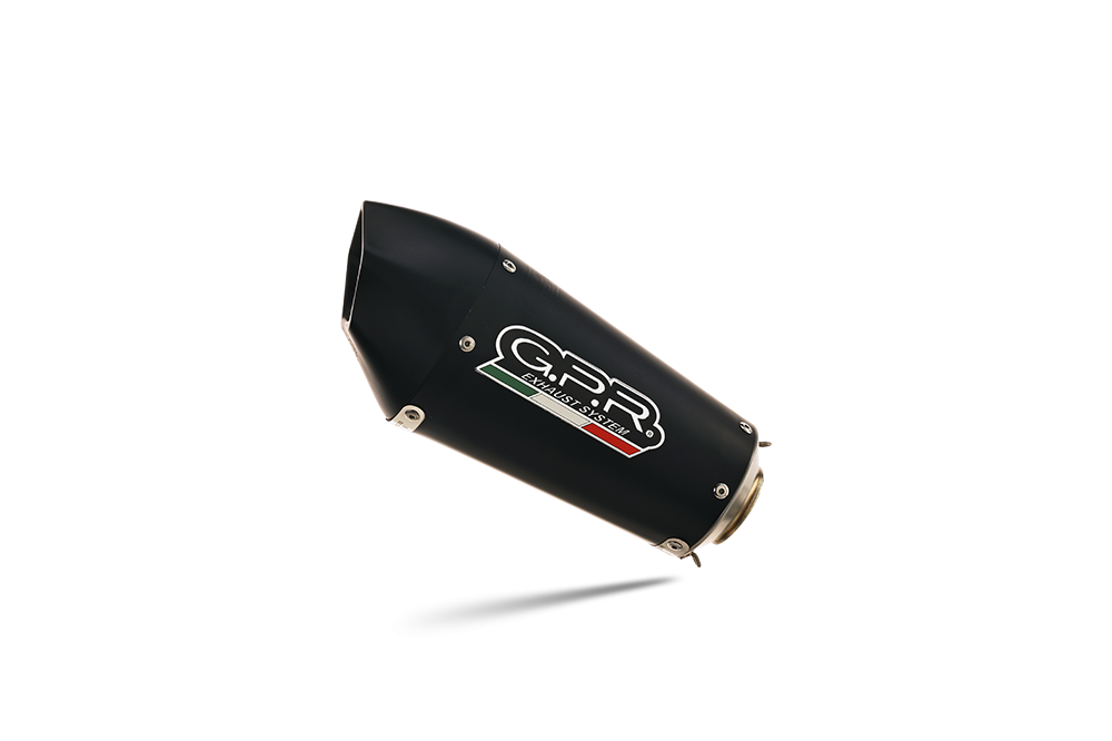 Escape compatible con Ducati Hypermotard 1100 -1100 Evo 2007-2012, Gpe Ann. Black titanium, Par de terminales de escape homologados, con db killer extraíbles y tubos de conexión específicos 