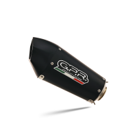 Escape compatible con Ducati Hypermotard 1100 -1100 Evo 2007-2012, Gpe Ann. Black titanium, Par de terminales de escape homologados, con db killer extraíbles y tubos de conexión específicos 