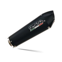 Escape compatible con Ducati Multistrada 620 2005-2007, Gpe Ann. Black titanium, Par de terminales de escape homologados, con db killer extraíbles y tubos de conexión específicos 