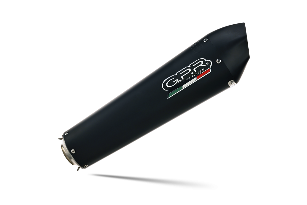 Escape compatible con Gilera Gp 800 2008-2013, Gpe Ann. Black titanium, Escape semi-completo homologado, con db killer extraible y catalizador 
