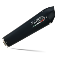 Escape compatible con Gilera Gp 800 2008-2013, Gpe Ann. Black titanium, Escape semi-completo homologado, con db killer extraible y catalizador 