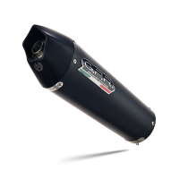 Escape compatible con Ducati Hypermotard 796 2010-2012, Gpe Ann. Black titanium, Escape semi-completo homologado, con db killer extraible y catalizador 