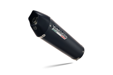 Escape compatible con Honda Cbr 600 F 2011-2014, Gpe Ann. Black titanium, Escape completo homologado y legal,con catalizador incluido db killer extraíble 