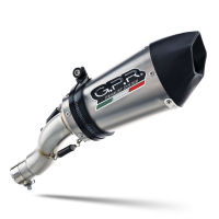 Escape compatible con Bmw R Nine-T 1200 -Pure -Racer -Urban G-S 2017-2023, GP Evo4 Titanium, Escape legal, homologado, silenciador con db killer desmontable y tubo de conexión específico 