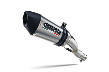 Escape compatible con Kawasaki Z 900 E 2017-2020, Gpe Ann. titanium, Escape legal, homologado, silenciador con db killer desmontable y tubo de conexión específico 