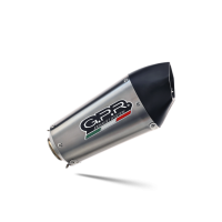 Escape compatible con Kawasaki Z 1000 Sx 2017-2020, GP Evo4 Titanium, Par de terminales de escape homologados, con db killer extraíbles y tubos de conexión específicos 