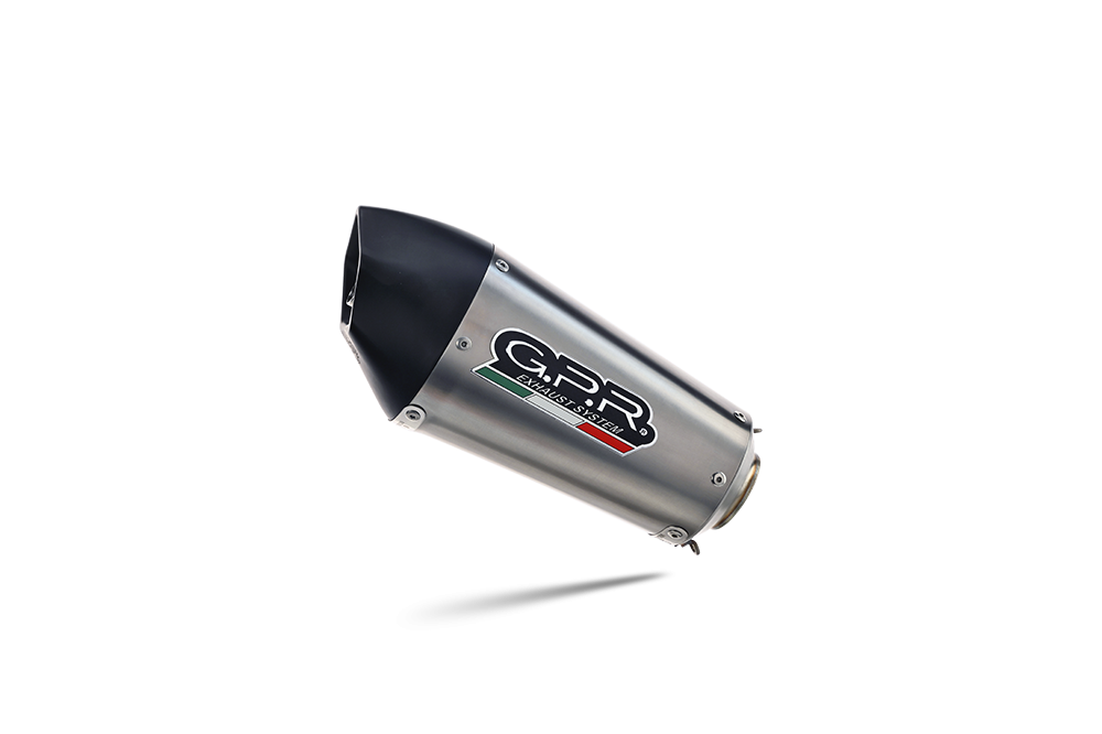 Escape compatible con Ktm Adventure 390 2021-2024, GP Evo4 Titanium, Escape legal, homologado, silenciador con db killer desmontable y tubo de conexión específico 