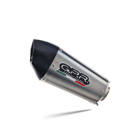 Escape compatible con Ktm Adventure 390 2021-2024, GP Evo4 Titanium, Escape legal, homologado, silenciador con db killer desmontable y tubo de conexión específico 