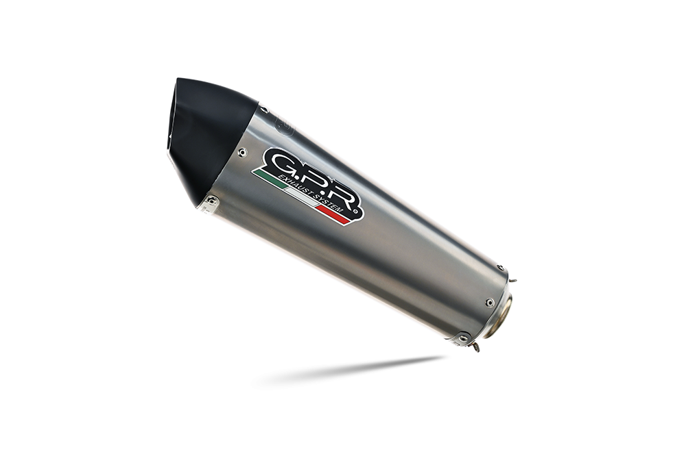 Escape compatible con Honda Crf 300 L - Rally 2021-2024, GP Evo4 Titanium, Escape legal, homologado, silenciador con catalizador, db killer desmontable y tubo de conexión específico 