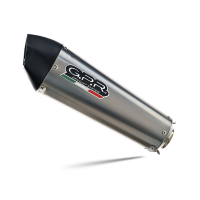 Escape compatible con Honda Crf 300 L - Rally 2021-2024, GP Evo4 Titanium, Escape legal, homologado, silenciador con catalizador, db killer desmontable y tubo de conexión específico 