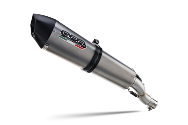Escape compatible con Husaberg FE 350 2013-2014, Gpe Ann. titanium, Escape legal, homologado, silenciador con db killer desmontable y tubo de conexión específico 