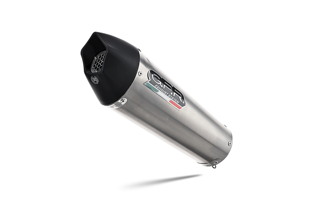 Escape compatible con Honda Crf 300 L - Rally 2021-2024, GP Evo4 Titanium, Escape legal, homologado, silenciador con catalizador, db killer desmontable y tubo de conexión específico 