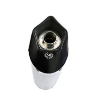 Escape compatible con Suzuki V-Strom DL650 2004-2011, Gpe Ann. titanium, Escape semi-completo homologado, con db killer extraible y catalizador 