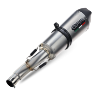 Escape compatible con Bmw R Nine-T 1200 -Pure -Racer -Urban G-S 2017-2023, GP Evo4 Titanium, Escape legal, homologado, silenciador con db killer desmontable y tubo de conexión específico 