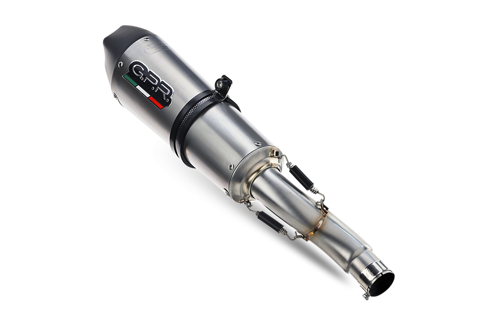 Escape compatible con Suzuki V-Strom DL650 2004-2011, Gpe Ann. titanium, Escape semi-completo homologado, con db killer extraible y catalizador 