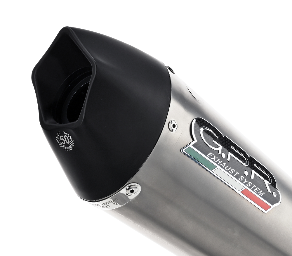 Escape compatible con Ducati Hypermotard 821 2013-2016, Gpe Ann. titanium, Escape racing, silenciador con tubo de conexion y dbkiller, articulo sin homologacion 