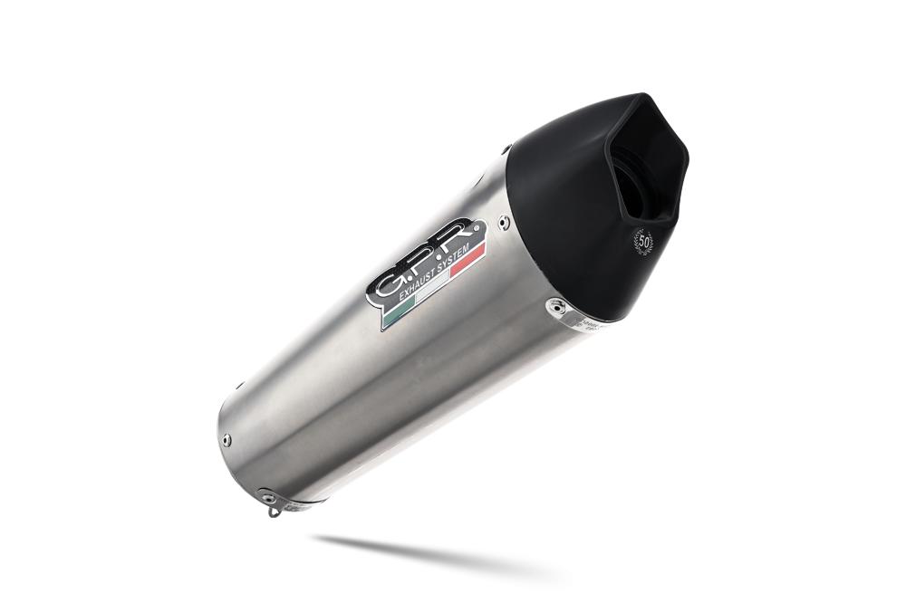 Escape compatible con Husqvarna Nuda 900 - Nuda 900 R 2012-2013, Gpe Ann. titanium, Escape racing, silenciador con tubo de conexion, articulo sin homologacion 