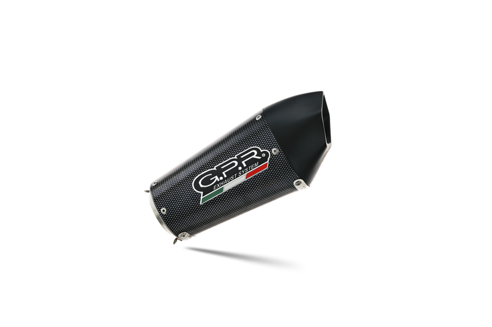 Escape compatible con Ducati Hypermotard 1100 -1100 Evo 2007-2012, Gpe Ann. Poppy, Par de terminales de escape homologados, con db killer extraíbles y tubos de conexión específicos 