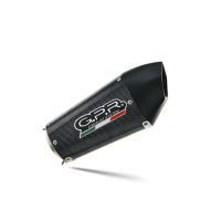 Escape compatible con Ducati Hypermotard 1100 -1100 Evo 2007-2012, Gpe Ann. Poppy, Par de terminales de escape homologados, con db killer extraíbles y tubos de conexión específicos 