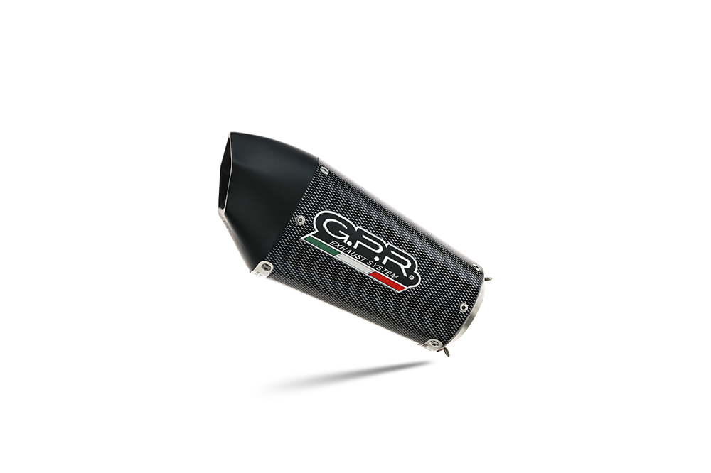 Escape compatible con Yamaha Mt-03 2018-2020, GP Evo4 Poppy, Escape legal, homologado, silenciador con db killer desmontable y tubo de conexión específico 
