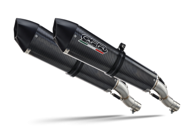 Escape compatible con Husqvarna TE 630 E - SMS 630 - Smr 630 2010-2014, Gpe Ann. Poppy, Par de terminales de escape homologados, con db killer extraíbles y tubos de conexión específicos 