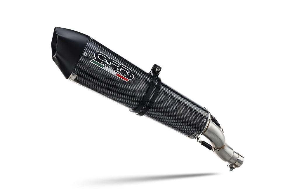 Escape compatible con Bmw K 1300 Gt 2009-2011, Gpe Ann. Poppy, Escape legal, homologado, silenciador con db killer desmontable y tubo de conexión específico 