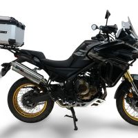 Baúl GPR TECH compatible con  Voge 625DSX 2024/2026 e5 Baúl Alpi-Tech en aluminio color plata con placa específica incluida Capacidad Litros 35