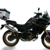 Baúl GPR TECH compatible con  Voge 625DSX 2024/2026 e5 Baúl Alpi-Tech en aluminio color plata con placa específica incluida Capacidad Litros 45