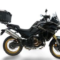 Baúl GPR TECH compatible con  Voge 625DSX 2024/2026 e5 Baúl Alpi-Tech en aluminio, color negro con placa específica incluida Capacidad Litros 45