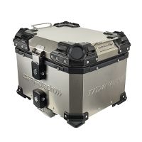 GPR TECH BAUL ALPI-TECH 35 LT. Baúl superior Top Case de Titanio color natural con placa universal incluida Capacidad Litros 35