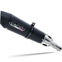 GPR escape compatible con  Triumph Daytona 660 2023-2025, New Grand Prix Evo Black Titanium, Escape completo homologado y legal,con catalizador incluido db killer extraíble 