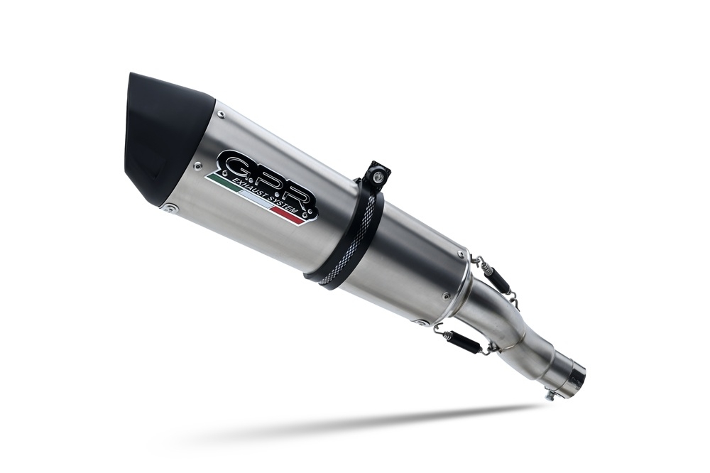 GPR escape compatible con  Triumph Daytona 660 2023-2025, New Grand Prix Evo Titanium, Escape completo racing, incluyendo colector y db killer desmontable, sin homologación 