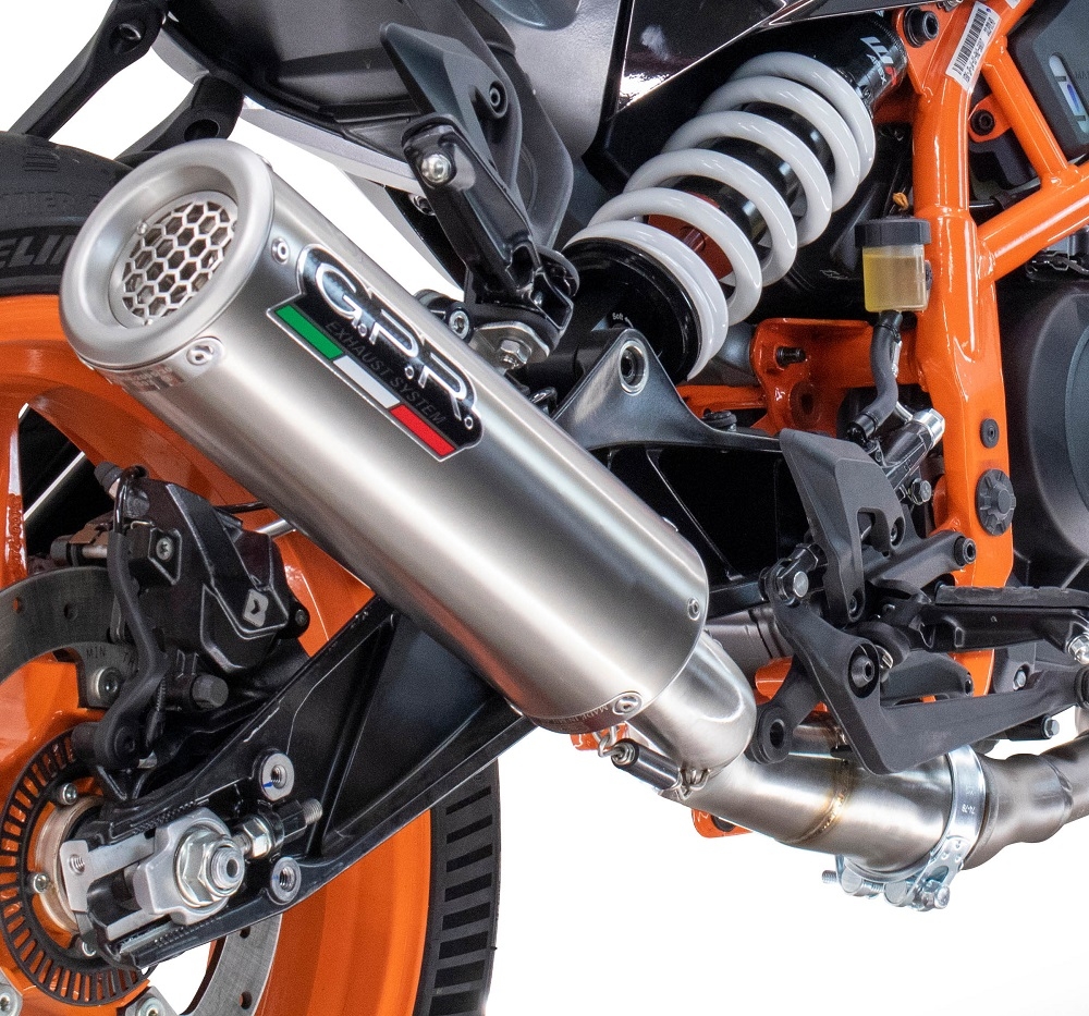 Escape compatible con Husqvarna Svartpilen 401 2024-2025, M3 Inox , Escape legal, homologado, silenciador con db killer desmontable y tubo de conexión específico 