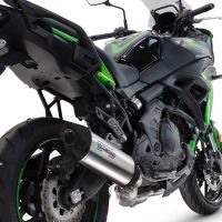 Escape compatible con Kawasaki Versys 650 2023-2025, Furore-X Titanio, Silenciador homologado para ruido, escape completo con catalizador y db killer 