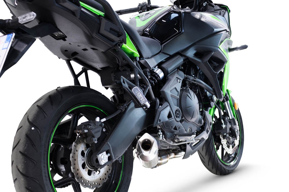 GPR escape compatible con  Kawasaki Versys 650 2023-2025, GP-Revo Titanium, Escape completo racing, incluyendo colector y db killer desmontable, sin homologación 