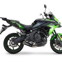 Escape compatible con Kawasaki Versys 650 2023-2025, M3 Black Titanium, Escape completo racing, incluyendo colector y db killer desmontable, sin homologación 