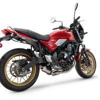 Escape compatible con Kawasaki Z 650 RS 2024-2025, Deeptone Inox, Escape racing, linea completa, suministrado con colector especifico, articulo sin homologacion 