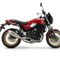 Escape compatible con Kawasaki Z 650 RS 2024-2025, GP-Revo Titanium, Silenciador homologado para ruido, escape completo con catalizador y db killer 