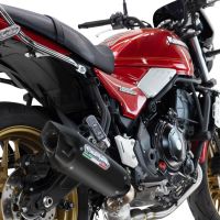 Escape compatible con Kawasaki Z 650 RS 2024-2025, GP-Revo Black Titanium, Silenciador homologado para ruido, escape completo con catalizador y db killer 