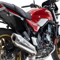 Escape compatible con Kawasaki Z 650 RS 2024-2025, GP-Revo Titanium, Silenciador homologado para ruido, escape completo con catalizador y db killer 