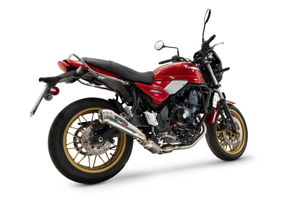 Escape compatible con Kawasaki Z 650 RS 2024-2025, Powercone Evo, Silenciador homologado para ruido, escape completo con catalizador y db killer 