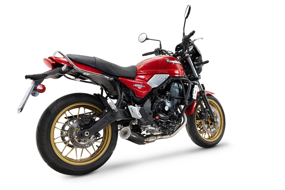 GPR escape compatible con  Kawasaki Z 650 RS 2024-2025, M3 Black Titanium, Escape completo racing, incluyendo colector y db killer desmontable, sin homologación 